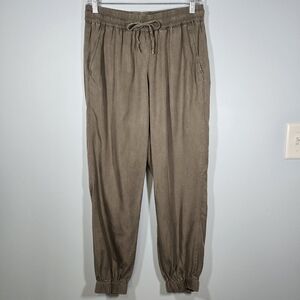 Magaschoni Olive Green‎ Jogger Pants Women’s Size Small 100% Tencel